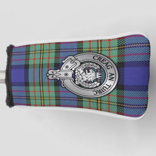 Clan MacLaren Crest & Tartan Golfheadcover (Voorkant)