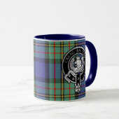 Clan MacLaren Crest & Tartan Mok (Voorkant rechts)