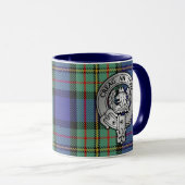 Clan MacLaren Crest & Tartan Mok (Voorkant rechts)
