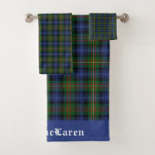 Clan MacLaren Tartan Bad Handdoek (Insitu)