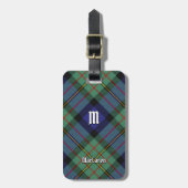 Clan MacLaren Tartan Bagagelabel (Voorkant verticaal)