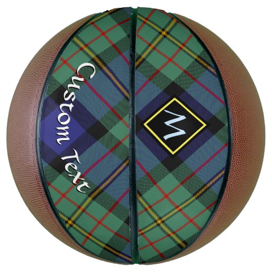 Clan MacLaren Tartan Basketbal (Verticaal)