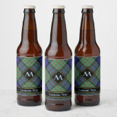 Clan MacLaren Tartan Bier Etiket (Flessen)