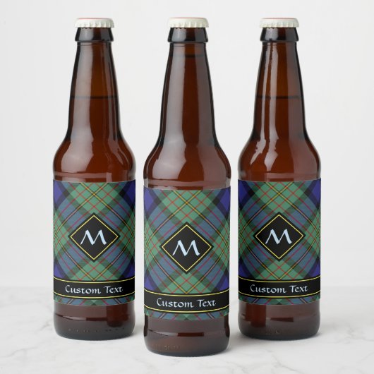 Clan MacLaren Tartan Bier Etiket (Flessen)