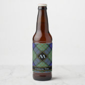 Clan MacLaren Tartan Bier Etiket (Voorkant)