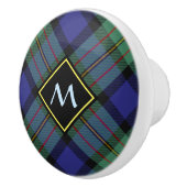 Clan MacLaren Tartan Ceramic Knob Keramische Knop (Rechts)
