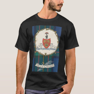 Clan MacLaren  Tartan Crest Badge T-shirt