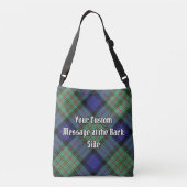 Clan MacLaren Tartan Crossbody Tas (Achterkant)