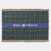 Clan MacLaren Tartan  Deken (Voorkant)