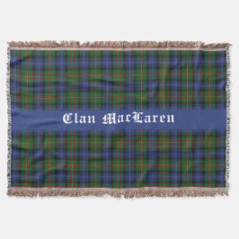 Clan MacLaren Tartan  Deken