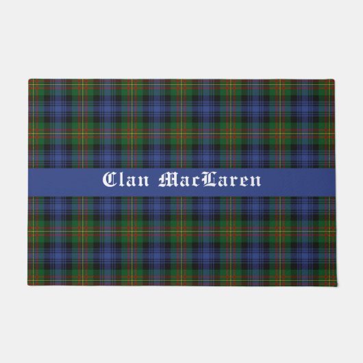 Clan MacLaren Tartan Deurmat (Voorkant)