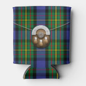 Clan MacLaren Tartan en Sporran Blikjeskoeler (Voorkant)