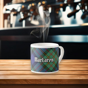 Clan MacLaren Tartan Espresso Kop