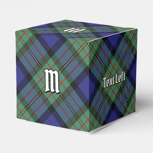 Clan MacLaren Tartan Favor Box Bedankdoosjes (Achterkant)