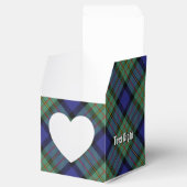 Clan MacLaren Tartan Favor Box Bedankdoosjes (Geopend)