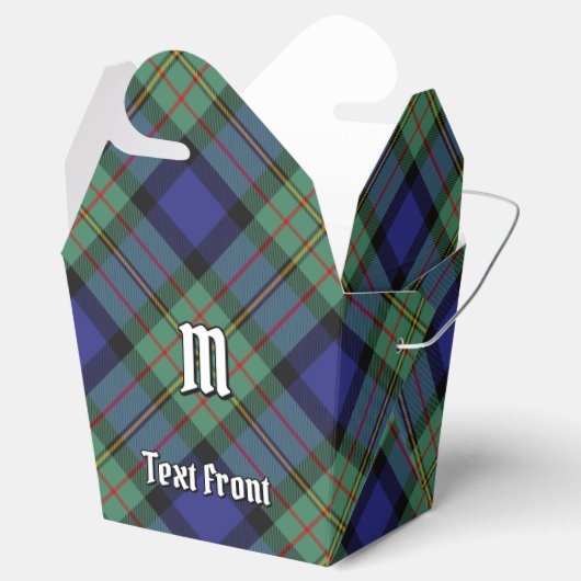 Clan MacLaren Tartan Favor Box Bedankdoosjes (Geopend)
