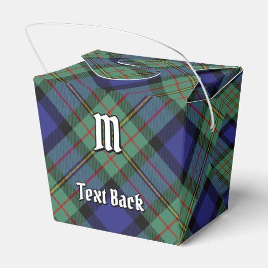 Clan MacLaren Tartan Favor Box Bedankdoosjes (Achterkant)