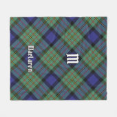 Clan MacLaren Tartan Fleece Blanket (Voorkant (Horizontaal))