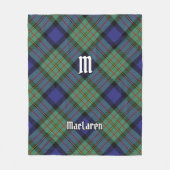 Clan MacLaren Tartan Fleece Blanket Deken (Voorkant)
