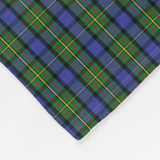 Clan MacLaren Tartan Fleece Deken (Hoek)