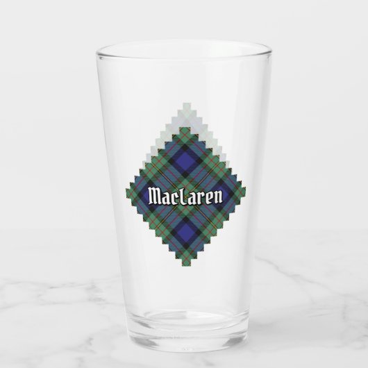 Clan MacLaren Tartan Glas (Achterkant)