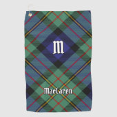 Clan MacLaren Tartan Golfhanddoek (Voorkant)
