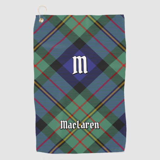 Clan MacLaren Tartan Golfhanddoek (Voorkant)