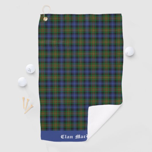 Clan MacLaren Tartan  Golfhanddoek (Insitu)