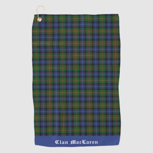 Clan MacLaren Tartan  Golfhanddoek (Voorkant)