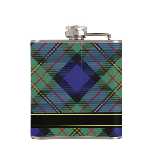 Clan MacLaren Tartan Heupfles (Achterkant)