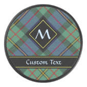 Clan MacLaren Tartan Hockey Puck (Voorkant)