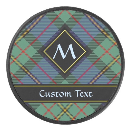 Clan MacLaren Tartan Hockey Puck (Voorkant)