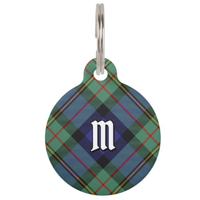 Clan MacLaren Tartan Huisdierpenning (Voorkant)