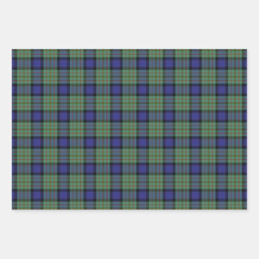 Clan MacLaren Tartan Inpakpapier Vel (Voorkant)