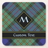 Clan MacLaren Tartan Kartonnen Onderzetters (Voorkant)