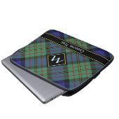 Clan MacLaren Tartan Laptop Sleeve (Voorkant onderkant)