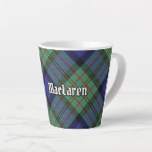 Clan MacLaren Tartan Latte Mok (Rechterhoek)