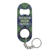 Clan MacLaren Tartan Mini Flessenopener (Achterkant)