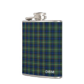 Clan MacLaren Tartan Monogram Heupfles (Links)