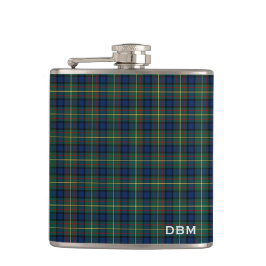 Clan MacLaren Tartan Monogram Heupfles