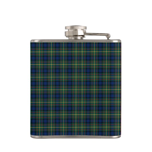 Clan MacLaren Tartan Monogram Heupfles (Achterkant)