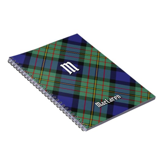 Clan MacLaren Tartan Notitieboek (Rechterzijde)