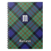 Clan MacLaren Tartan Notitieboek (Voorkant)