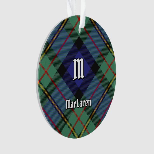 Clan MacLaren Tartan Ornament (voorkant)