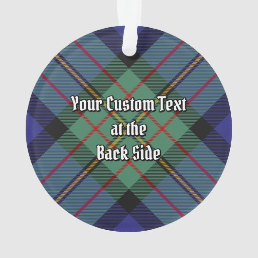Clan MacLaren Tartan Ornament (achterkant)