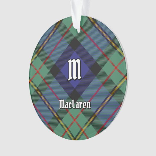 Clan MacLaren Tartan Ornament (voorkant)