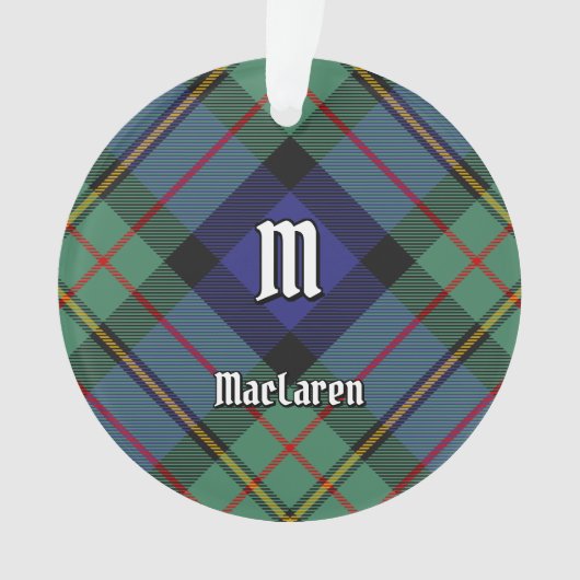 Clan MacLaren Tartan Ornament (voorkant)