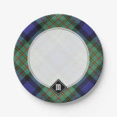 Clan MacLaren Tartan Papieren Bordje (Voorkant)