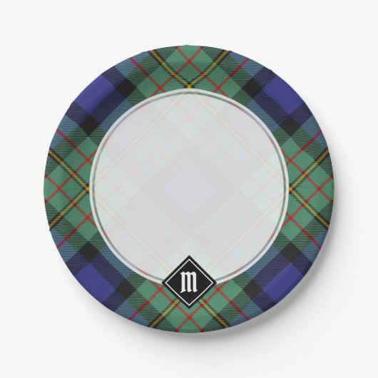 Clan MacLaren Tartan Papieren Bordje (Voorkant)