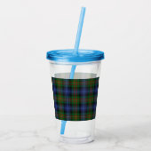 Clan MacLaren Tartan Pset Acryl Drinkbeker (Achterkant)